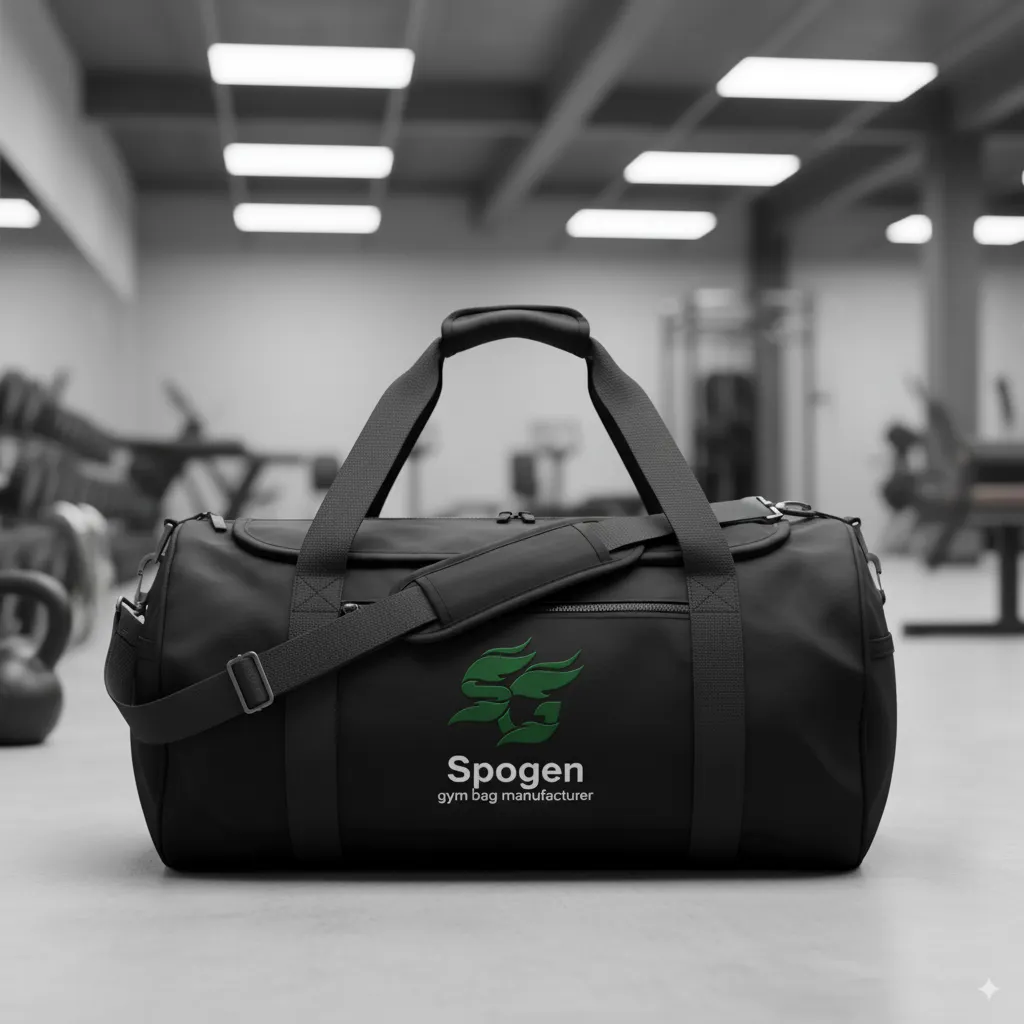 spogen sports bag for gym and travel with strong zipper and spacious design