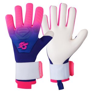 ortho pro soccer goalkeeper gloves with high-grip latex palm, flexible breathable design