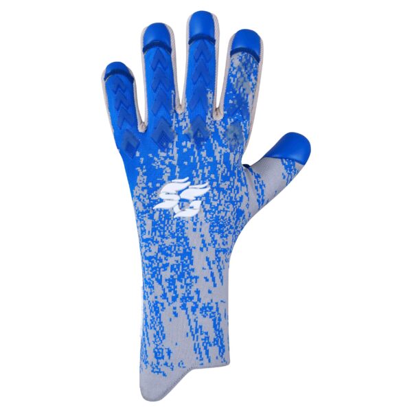 Rhombus Blue Soccer Goalkeeper Gloves in Bulk rhombus blue soccer goalkeeper gloves backhand with durable padding, secure fit