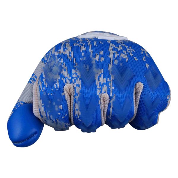 Rhombus Blue Soccer Goalkeeper Gloves in Bulk rhombus blue soccer goalkeeper gloves Punch with high-grip latex palm, durable cushioning