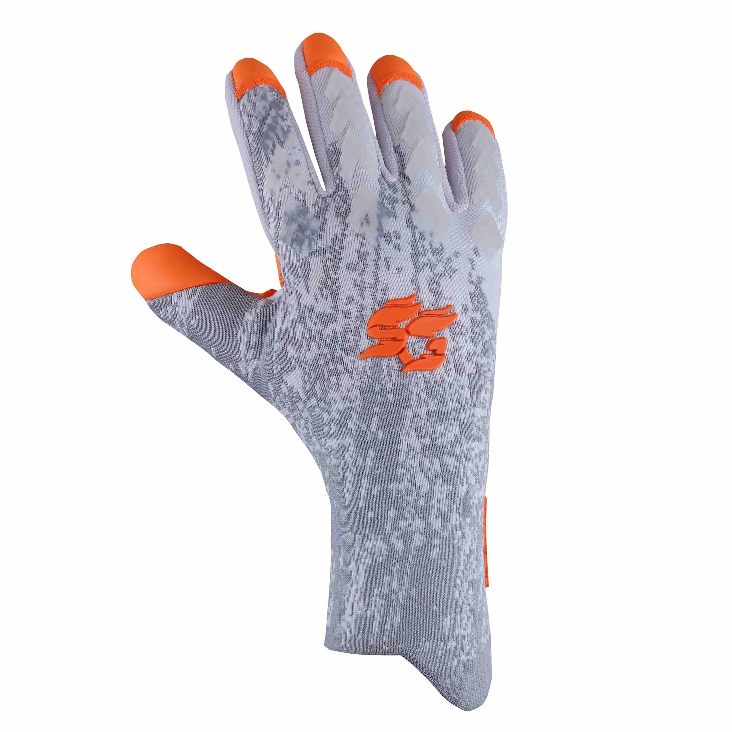 Rhombus Soccer Goalkeeper Gloves in Bulk rhombus soccer goalkeeper glove's backhand view with durable padded protection