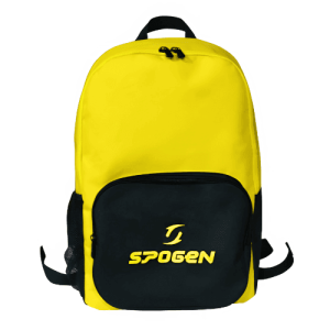 spogen sports backpack with durable fabric, spacious compartments and adjustable straps