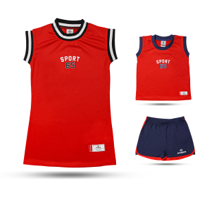 Professional Custom Apparels Manufacturer 2025 | Spogen Kids Set Red