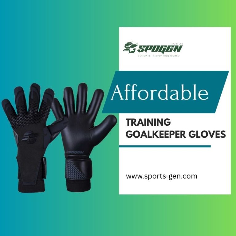 Affordable training goalkeeper gloves with strong grip latex, comfortable fit, durable stitching