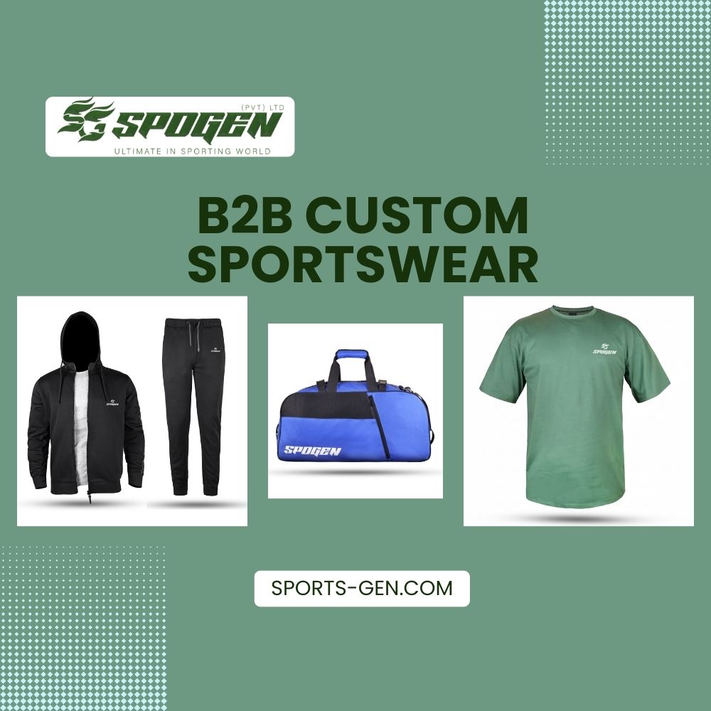 How B2B Custom Sportswear Manufacturers Boost Bulk Orders? b2b custom sportswear manufacturer producing bulk team uniforms by spogen