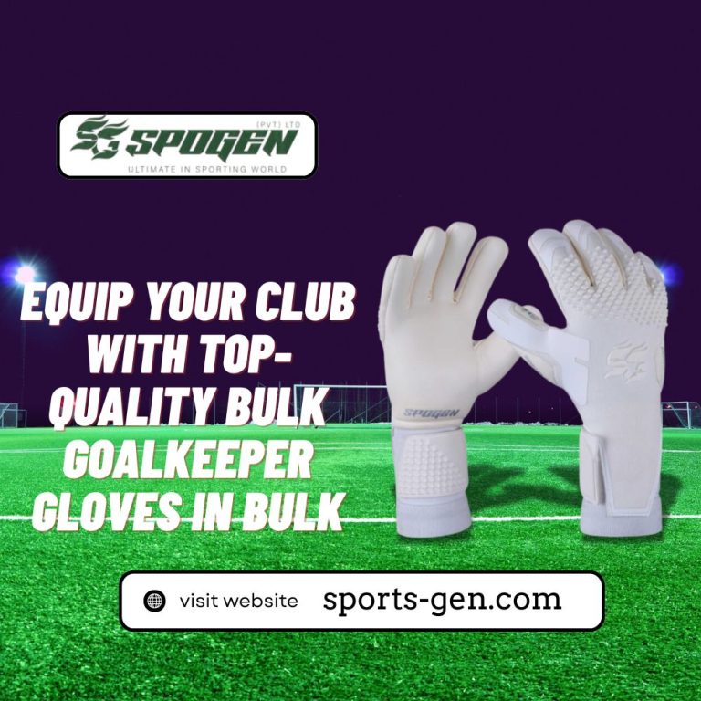 Why Bulk Goalkeeper Gloves Canada Are Ideal for Soccer Clubs? this image shows that spogen manufacturing bulk goalkeeper gloves canada