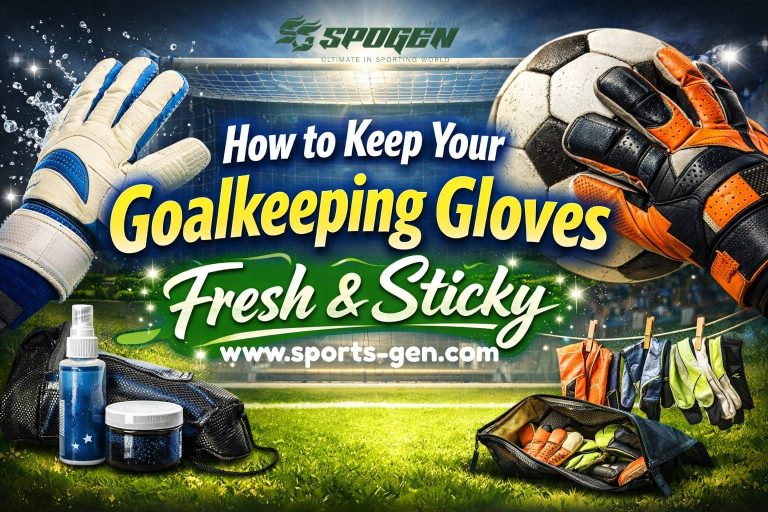 keep your goalkeeping gloves fresh and sticky