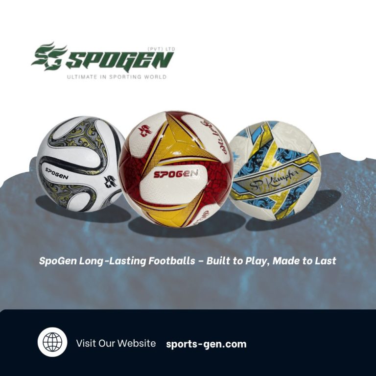 Custom Long-Lasting Footballs for Private Label Sports Brands by SpoGen this image shows that spogen offers long lasting footballs manufacturing