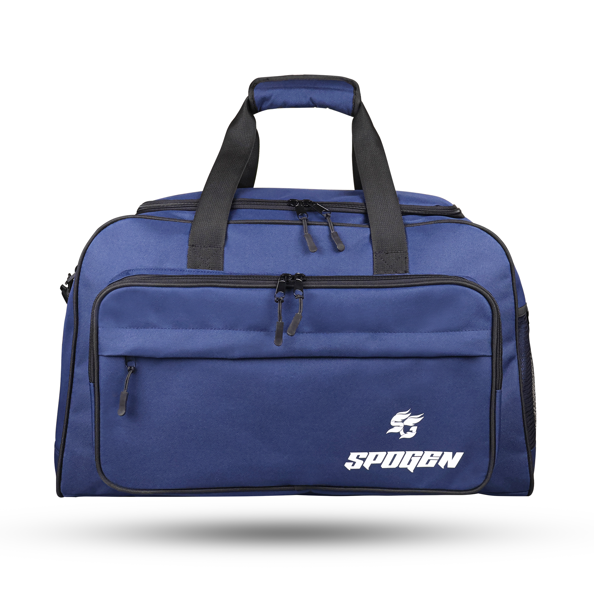 SpoGen Polyester Branded Duffle Bag | Bulk Order spogen polyester branded duffle bag with durable design, multiple pockets and spacious storage