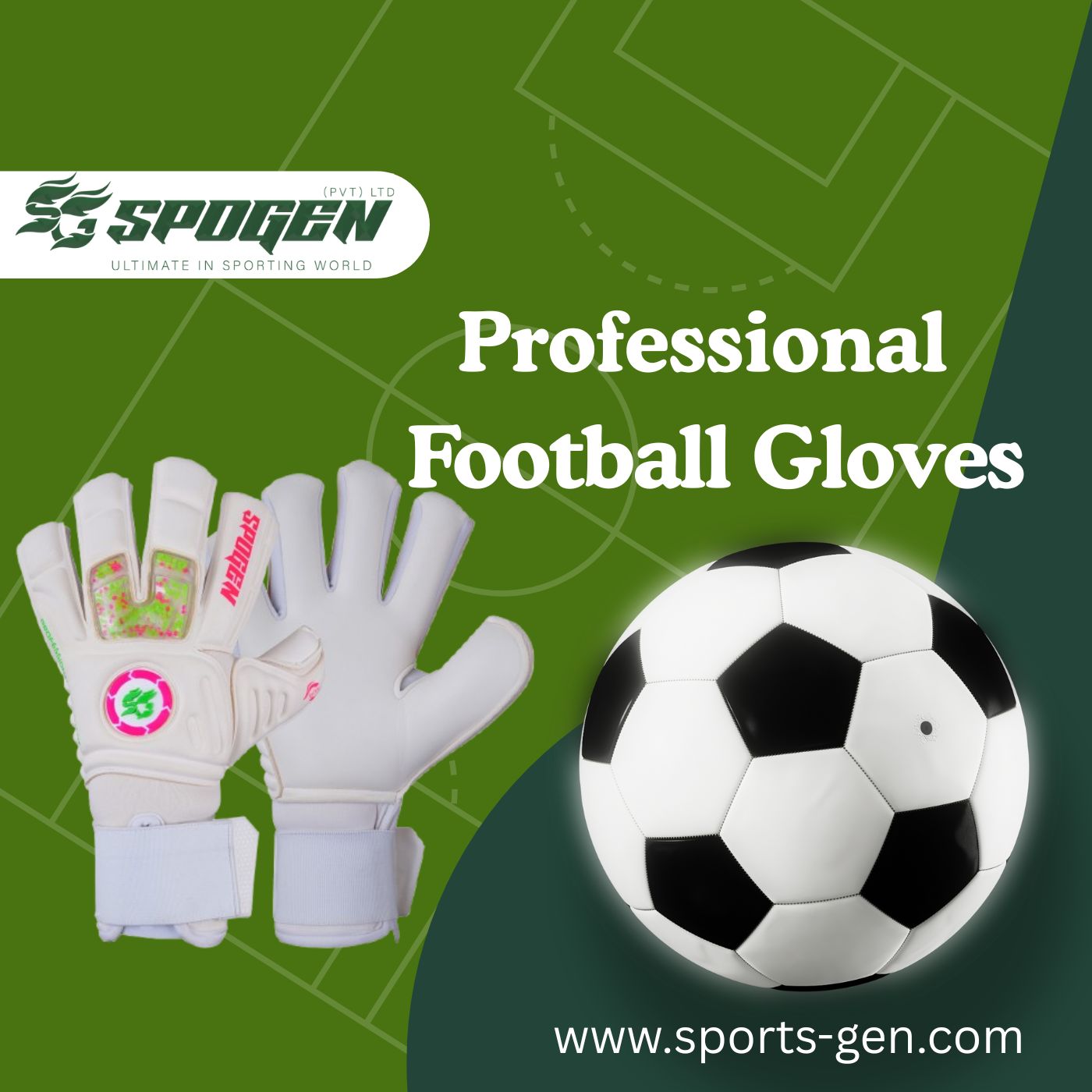 professional football gloves with premium grip technology