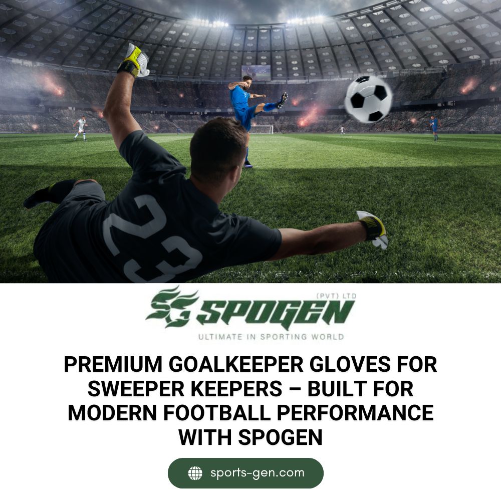 this image shows that spogen offers goalkeeper gloves for sweeper keepers