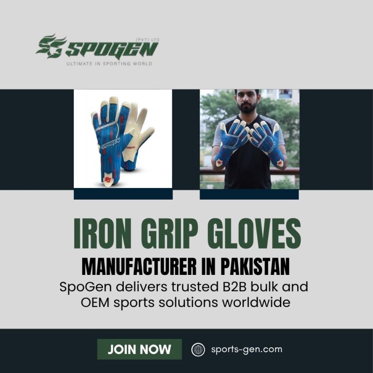 this image shows that spogen is an iron grip gloves manufacturer in pakistan
