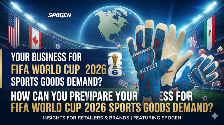 this image shows that spogen manufactures sports goods for fifa world cup 2026