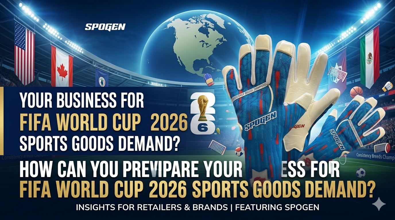 this image shows that spogen manufactures sports goods for fifa world cup 2026