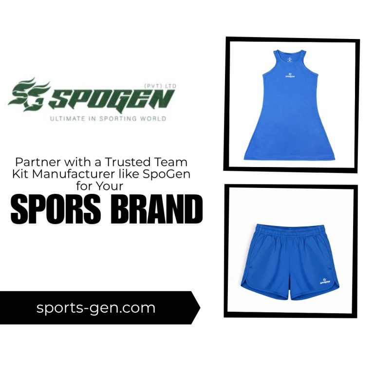 How to Choose the Best Team Kit Manufacturer for Your Sports Brand? this image shows that spogen is a reliable b2b team kit manufacturer