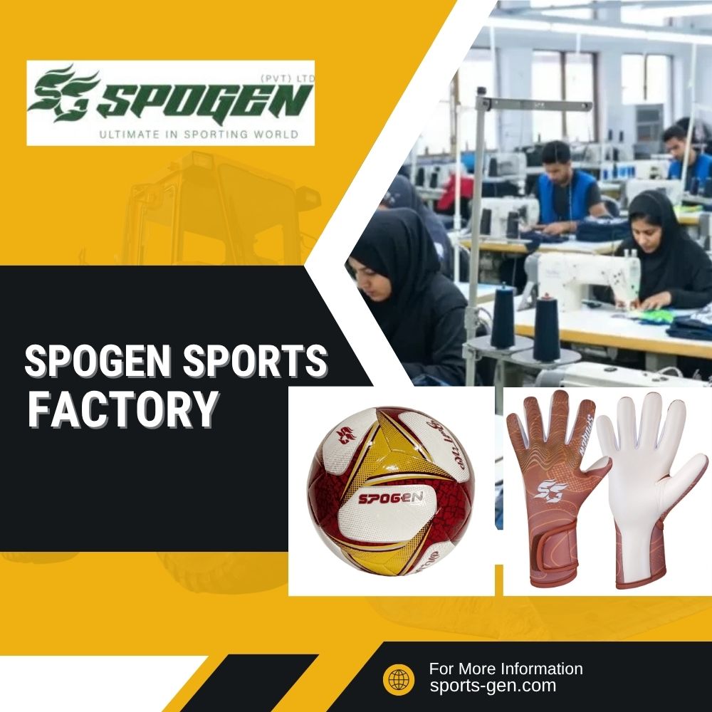 this image shows that spogen sports factory is a leading b2b manufacturer