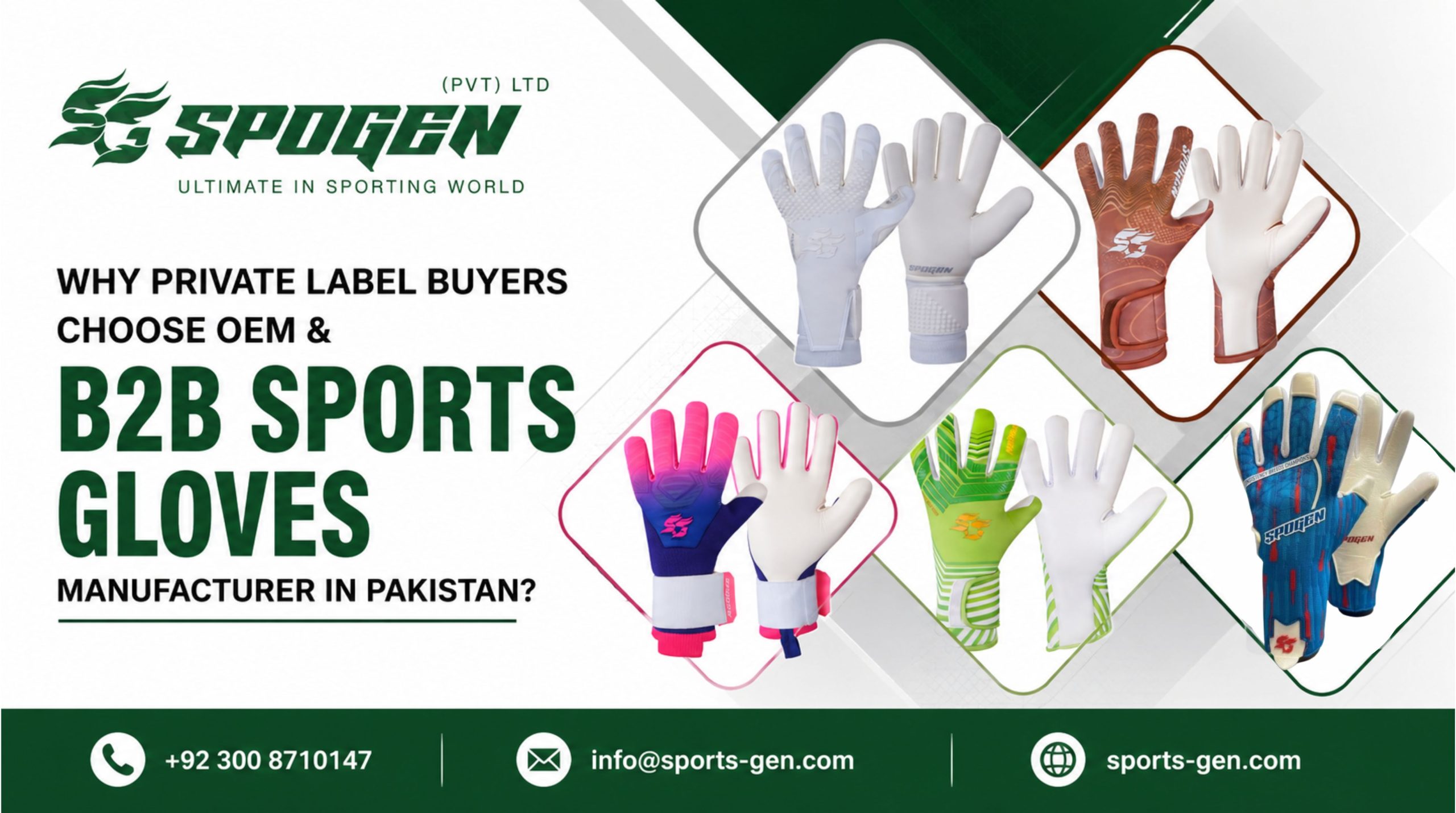 this image shows that spogen is a b2b sports gloves manufacturer