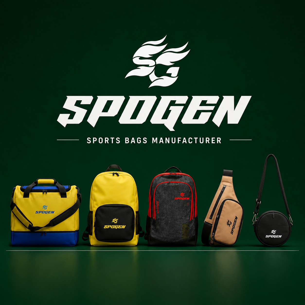 Spogen sports bag for gym and travel