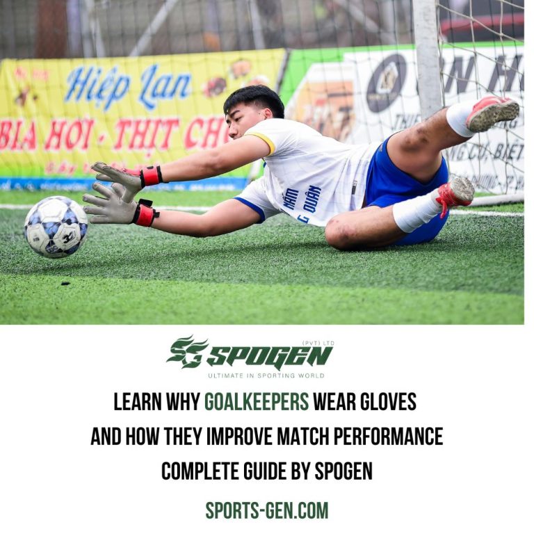 this image shows the complete guide by spogen that why goalkeeper wear gloves