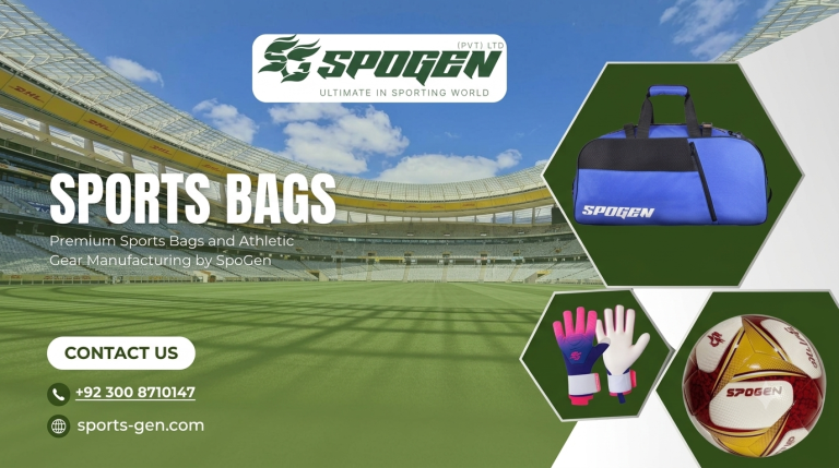 this image shows that spogen is sports bags and athletic wear manufacturer