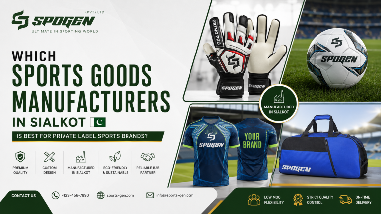 this image shows that spogen is one of the best b2b sports goods manufacturers in pakistan