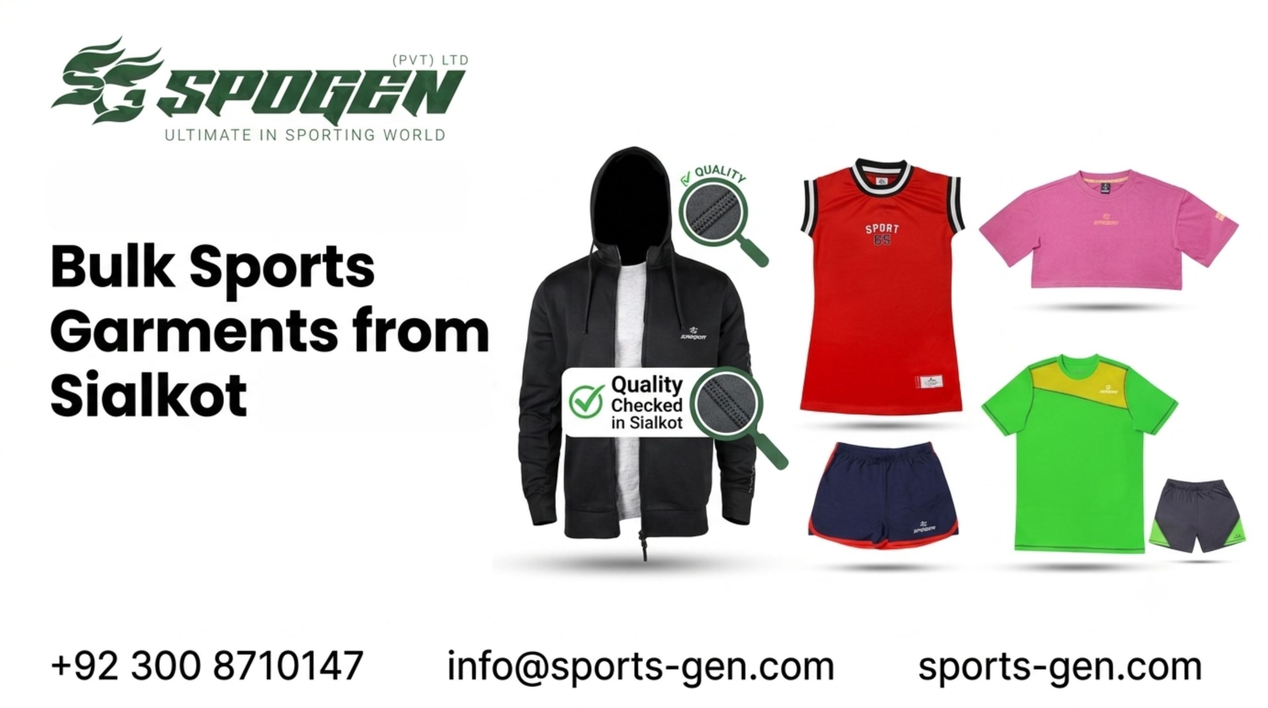 this image shows complete guidance about how to source sports garments from sialkot