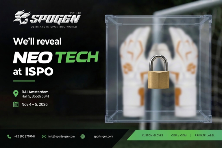 spogen neo tech glove finger-protection design for ispo 2026